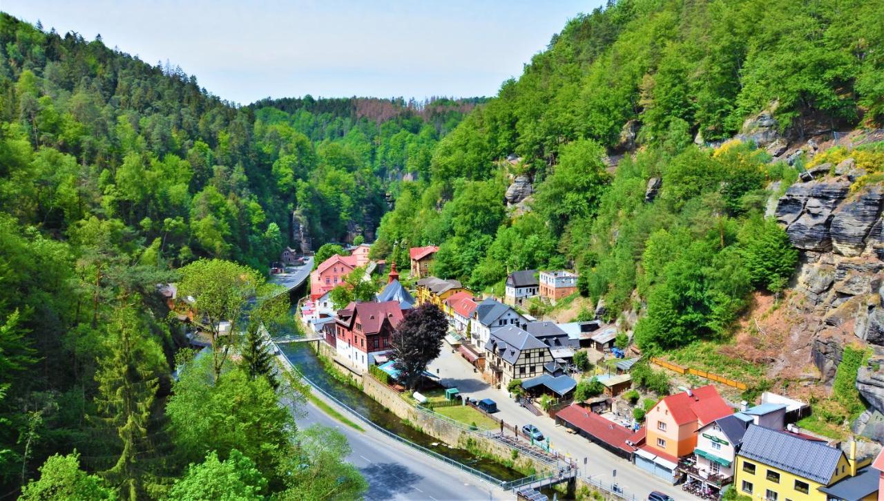 Hotel U Lipy Hřensko Kültér fotó
